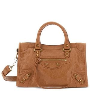 Balenciaga Medium Le City Tote Bag - Brown