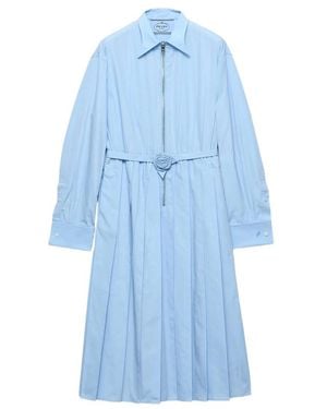 Prada Cotton Poplin Dress - Blue