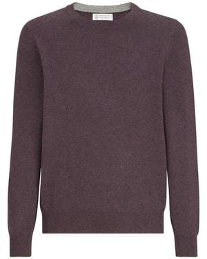 Brunello Cucinelli Cashmere Jumper - Purple