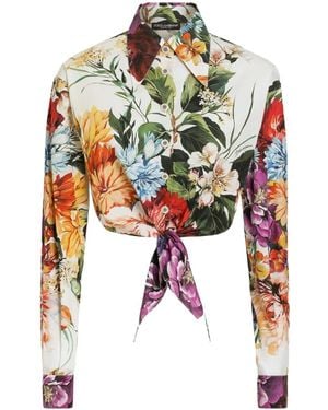 Dolce & Gabbana Floral-Print Blouse - Multicolour