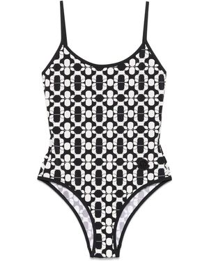 ワンピース水着 MONCLER ONE PIECE SWIMSUIT WITH LOGO (8N00005 89A0Y519) Moncler Pink One Piece Swimsuit with Logo – LOZURI®