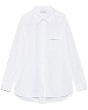 Panicale Embellished-Pocket Shirt - White