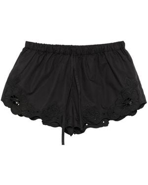 SIR. Klara Broderie Shorts - Black