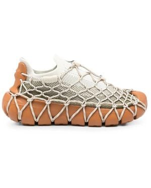 Keen Netting Toggle-Fastening Trainers - Natural