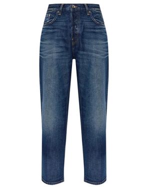 Haikure Betty Whiskered-Effect Jeans - Blue
