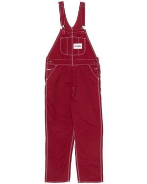Napapijri Contrast-Stitching Jumpsuit - Red