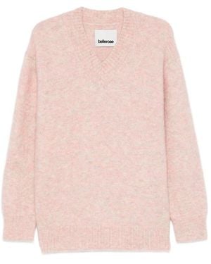 Bellerose V-Neck Jumper - Pink