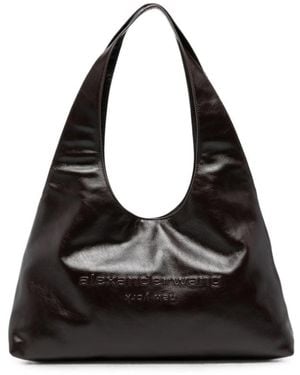 Alexander Wang Medium Pike Logo-Embossed Leather Tote Bag - Blue