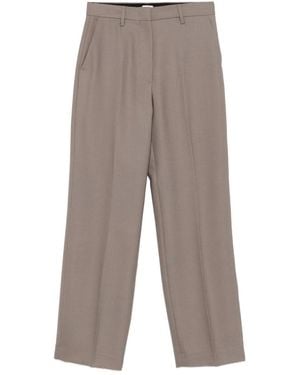 Covert Pressed-Crease Pants - Gray