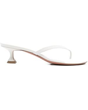 AMINA MUADDI Juliette Thong Sandals - White