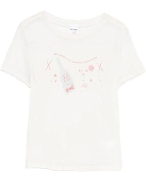 RE/DONE Printed T-Shirt - White