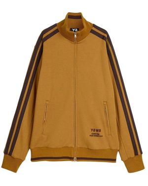Y-3 X Wales Bonner X Wales Bonner And Yohji Yamamoto Side-Stripe Track Jacket - Brown