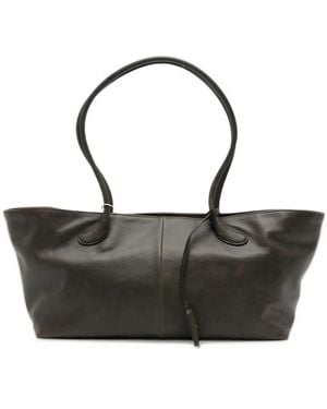 Low Classic Leather Tote Bag - Black