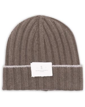 Brunello Cucinelli Cashmere Hat - Brown