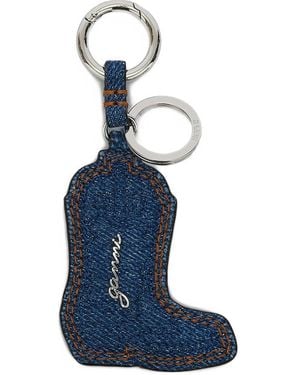 Ganni Boot Keyring - Blue