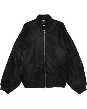 ADIDAS X WILLY CHAVARRIA X Willy Chavarria Satin Bomber Jacket - Black