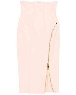 Elisabetta Franchi Pencil Skirts - Natural