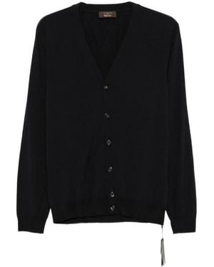 ZANONE-SLOWEAR Button-Up Cardigan - Black