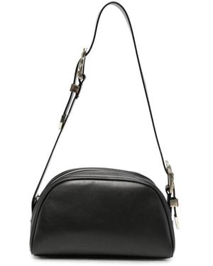 Enfants Riches Deprimes Buckle-Detail Leather Tote Bag - Black