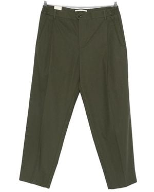 BRIGLIA Manhattans Pleated Trousers - Green