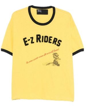 Paly Hollywood Graphic-Print T-Shirt - Yellow
