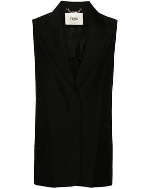 【送料&関税込】Fendi Ivory Wool Vest Fendi Ivory Wool Vest | italist