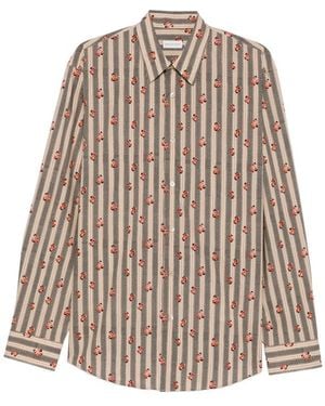 Dries Van Noten Neutrals Shirts - Natural
