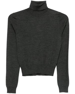 GOES BOTANICAL Roll-Neck Jumper - Black