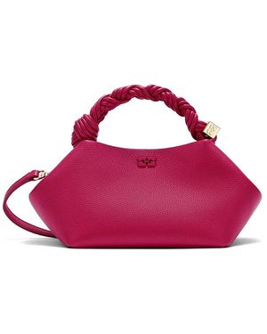 Ganni Small Bou Tote Bag - Purple