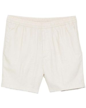 Calvin Klein Deck Shorts Cotton-Linen - White