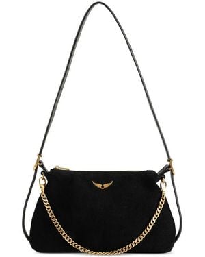 Zadig & Voltaire Jim Mini Suede Bag - Black