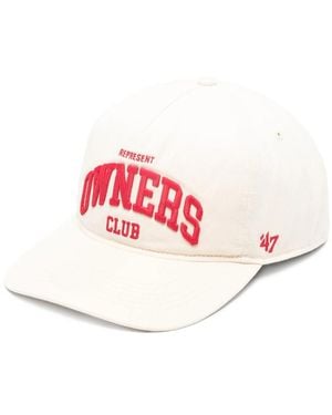 Represent Embroidered Baseball Cap - Pink