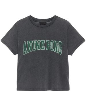 Anine Bing Shelley T-Shirt - Grey