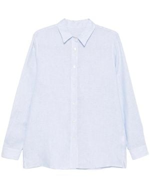 Riviera Long-Sleeve Button-Down Shirt - White
