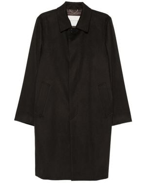 Mackintosh Dunkeld Single-Breasted Coat - Black