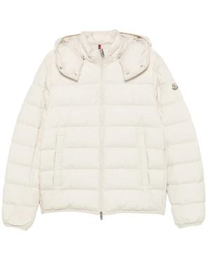 Moncler Montbrocq Hooded Short Down Jacket - White