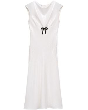 Prada Sequin Dress in Brown | Lyst