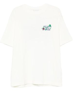 Drole de Monsieur Short-Sleeves T-Shirt - White