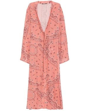 VENUJA Paisley-Print Kaftan - Pink