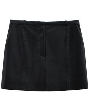 Anine Bing Benedict Mini Skirt - Black