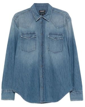 Dondup Long-Sleeve Pocket Shirt - Blue