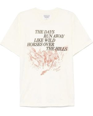 MIDNIGHT RODEO Graphic-Print T-Shirt - White