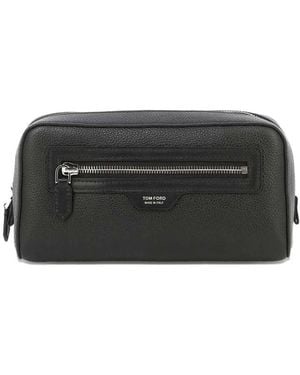 Tom Ford Bum Bag Calfskin Wash - Black