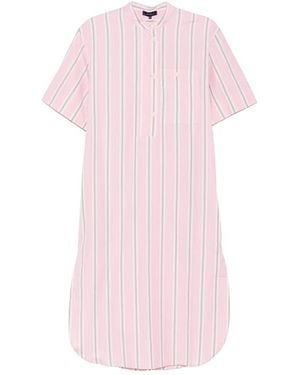 Soeur Ilya Striped Shirt Dress - Pink