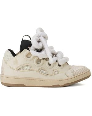 Lanvin Curb Perforated Sneakers - Multicolor