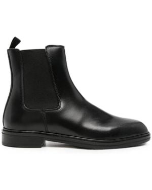VINNY'S Elasticated-Side Panel Boots - Black