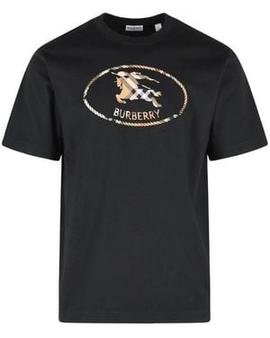 Burberry T-Shirts & Vests - Black