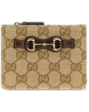 Gucci Neutrals Wallets & Purses - Metallic