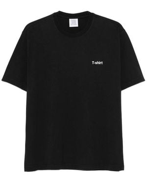 Vetements T-Shirts & Vests - Black