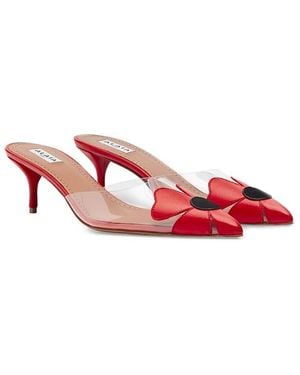 Alaïa Bloom Mules - Pink